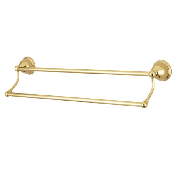 Restoration 18" Dual Towel Bar, Polished Brass
